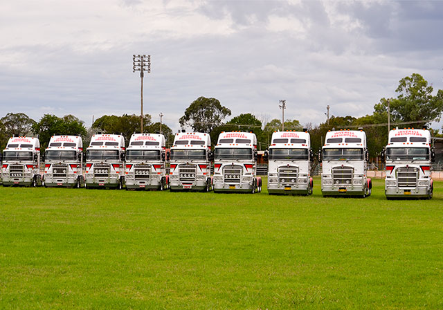 Part of the Inverell Freighters’ fleet of prime movers